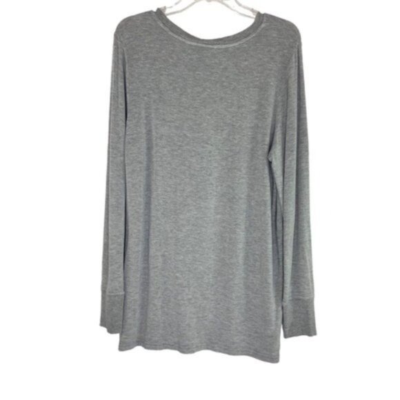 Athleta Gray Long Sleeve Nirvana Twist Tie Top - Picture 5 of 5